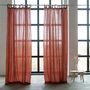 Curtains and window coverings - Linen Curtains Fringed, Hand Made  - LINENME