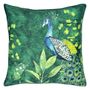 Throw blankets - Arjuna Leaf Viridian - Quilt and Cushion Cover - DESIGNERS GUILD