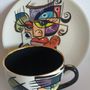 Ceramic - ENIGMA cups&saucers/ AVA - ENIGMA