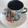 Ceramic - ENIGMA cups & saucers/ LORA - ENIGMA