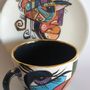 Ceramic - ENIGMA cups&saucers / TANIYA - ENIGMA