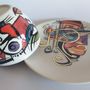 Ceramic - ENIGMA cups&saucers / TANIYA - ENIGMA