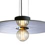 Decorative objects - MIRAGE handmade hammered glass suspension and wall lamp. - RADAR INTERIOR