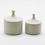 Coffrets et boîtes - Ensemble de pots en céramique avec couvercle - ANOQ