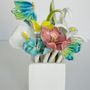 Céramique - Bouquet de fleurs en diffuseur de parfum cerramique - MARSIA STUDIO CERAMICHE DI MARIELLA SIANO