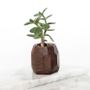 Decorative objects - Walnut geometric pot - OAKYWOOD