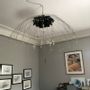 Hanging lights - COLETTE LIGHT SUSPENSION with tassels and feathers. - LA LANGUOCHAT