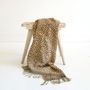 Throw blankets - Jaguar plaid linnen - ML FABRICS