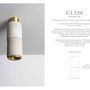 Design objects - CL230 - ceiling mounted spotlights - ALENTES