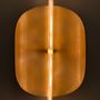 Wall lamps - Takosu Wall Light in Patinated Brass and Sandblasted Glass by Victoria Magniant - VICTORIA MAGNIANT POUR GALERIE V