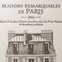 Affiches - Tirage d'Art Immeuble parisien place Voltaire Architecture - L'ATELIER LETTERPRESS