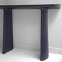 Console table - Console Daiku in stained ash wood varnished by Victoria Magniant - VICTORIA MAGNIANT POUR GALERIE V