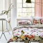 Bed linens - Tourangelle Peony - Printed Cotton Percale Bed Set - DESIGNERS GUILD
