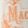 Affiches - Tirage d'Art Musique Macbeth de Verdi - L'ATELIER LETTERPRESS