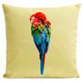 Fabric cushions - RED PARROT Cushions 40*40 - ARTPILO
