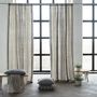 Curtains and window coverings - Linen Curtains Fringed, Hand Made  - LINENME