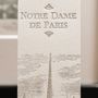 Papeterie - Marque-page Notre Dame de Paris - L'ATELIER LETTERPRESS