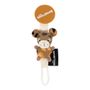 Childcare  accessories - Pacifier / Dummy Clip Jelekros the Lion - DEGLINGOS
