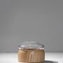 Decorative objects - Boletus Oak/Clear Glass, w. 12 cm - CHICURA COPENHAGEN