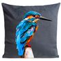 Fabric cushions - LITTLE BLUE BIRD cushion 40*40 - ARTPILO