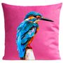Fabric cushions - LITTLE BLUE BIRD cushion 40*40 - ARTPILO