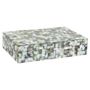 Caskets and boxes - Jewelry box black pearl shell 30x20x7cm - MOON PALACE