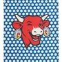 Tea towel - La Vache qui Rit - Pop Bleu / Tea towel - COUCKE