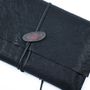Leather goods - CARBONE BLACK JEWEL LEATHER POCHETTE - SLOW