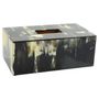 Caskets and boxes - Tissue cover box black horn - MOON PALACE