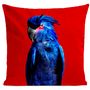 Fabric cushions - PUNKY PERROT Animal cushion 40*40 - ARTPILO
