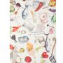 Tea towel - Sardines/Printed Linen Tea Towel - COUCKE