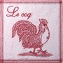 Linge d'office - Le Coq / Carré éponge en coton - COUCKE