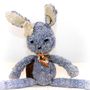 Peluches - Ditsy Rabbit S - fait main en laine brute filée main teinté avec des plantes issu du commerce équitable  - KENANA KNITTERS