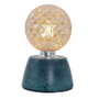 Objets design - Lampe à poser | Lampe Béton | Ampoule Diamant | Béton coloré - JUNNY