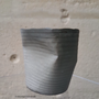 Vases - Small Vase Crinkled Concrete Tumbler - L'ATELIER DES CREATEURS