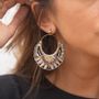 Bijoux - Boucles d'oreilles créoles NIDA - NAHUA