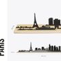 Sculptures, statuettes et miniatures - Formes de Paris - Silhouette d'horizon de la ville en 3D - Diorama mobile - BEAMALEVICH