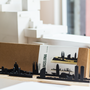 Design objects - Shapes of Barcelona - 3D City Skyline silhouette - Movable Diorama - BEAMALEVICH
