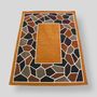 Other caperts - Mosaic rug yellow ochre tufted hand - JORY PRADELLE