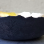 Decorative objects - Black Concrete Bowel Gold Leaf - L'ATELIER DES CREATEURS