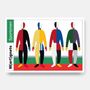 Decorative objects - Malevich Sportsmen Fridge Magnets - Pack of 20 magnets composing Suprematist harlequin human silhouettes - BEAMALEVICH