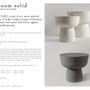 Objets design - Tables basses sculpturales MUSCHROOM SOLID - ALENTES