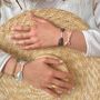 Jewelry - Florette silk ribbon bracelet - JOUR DE MISTRAL