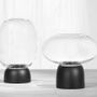 Vases - Morchella Vase Black/Clear Glass, h. 27 cm - CHICURA COPENHAGEN