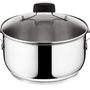 Stew pots - TEMPRA Stainless Steel Casserole 24 cm/5.4 L with Lid - LAGOSTINA