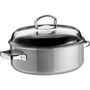 Stew pots - FUSIONTEC MINERAL Pot and Casserole Oval 28cm/6 L Platinum - WMF