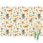 Birthdays - 6 Forest Animals Placemats - Recyclable - ANNIKIDS