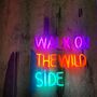 Paintings - Neon Painting “WALK ON THE WILD SIDE” - CAROLINE BAUP