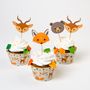 Birthdays - Forest Animals Cupcakes Kit - Recyclable - ANNIKIDS