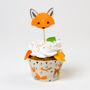 Anniversaires - Kit Cupcakes Animaux de la Forêt - Recyclable - ANNIKIDS